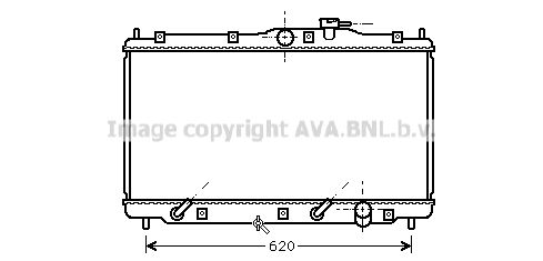 AVA QUALITY COOLING Радиатор, охлаждение двигателя HD2079